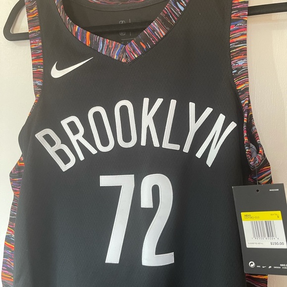 Nike Mens Dry NBA Brooklyn Nets Biggie City Jersey - Picture 5 of 14